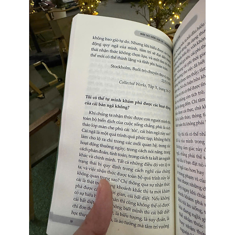 NHẬN THỨC KHÔNG CHỌN LỰA - VƯỢT QUA RÀO CẢN Ý CHÍ VÀ NGÔN TỪ - Ảnh 4