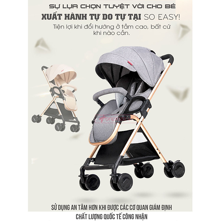 Xe Đẩy Em Bé Cao Cấp Belecoo Chính hãng Giá rẻ - Hình ảnh 2