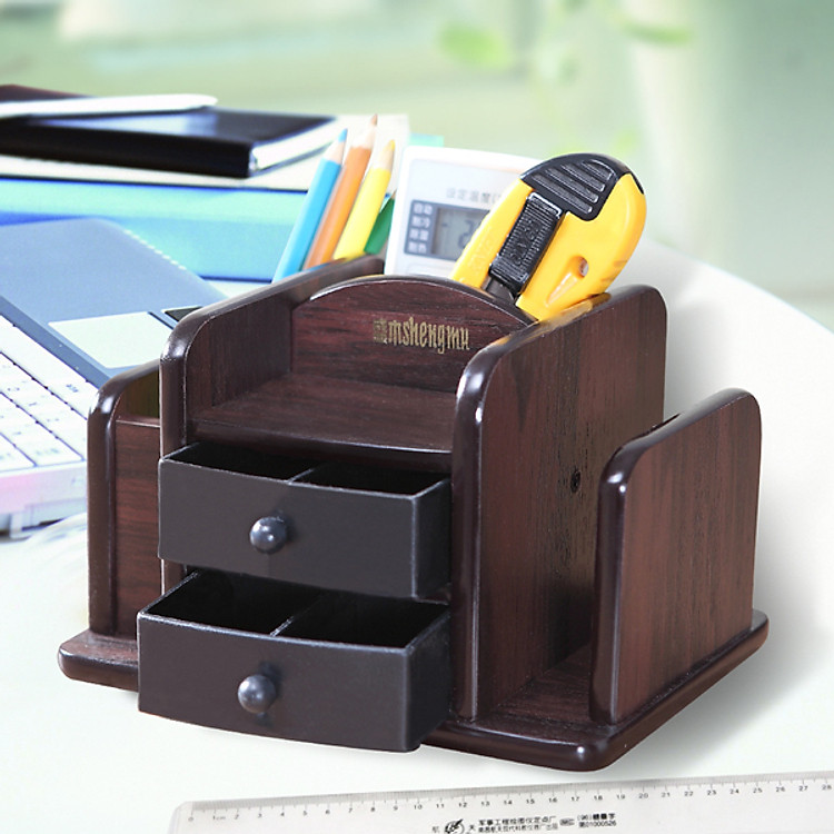 Khay cắm bút gỗ 8013