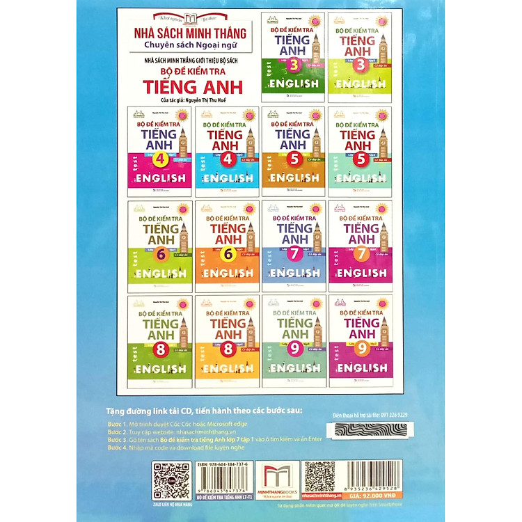 Global Success - Bộ Đề Kiểm Tra Tiếng Anh Lớp 7 - Tập 1 (Có Đáp Án) - Ảnh 5