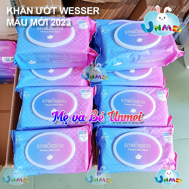 Combo Khăn Ướt Wesser cho Bé - 10 Gói Đảm bảo Giá rẻ - Hình ảnh 5