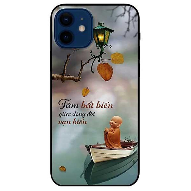 Ốp lưng dành cho Iphone 12 Mini - Iphone 12 - Iphone 12 Pro - 12 Pro Max - mẫu Tâm Chú Tiểu Thuyền