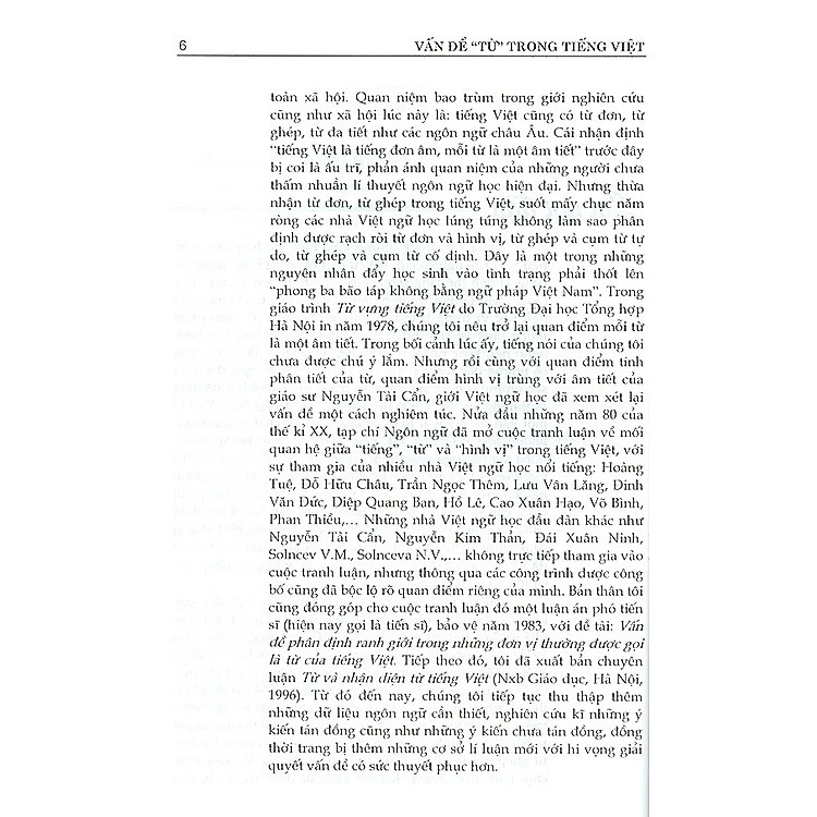 Vấn đề “từ” trong Tiếng Việt - Ảnh 2