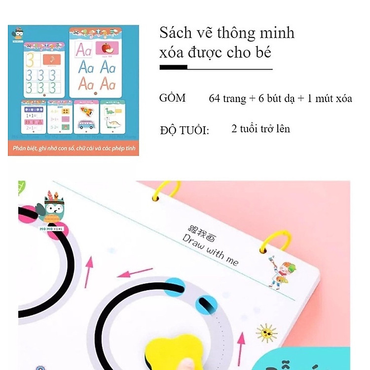 Mua Vở Viết Xoá Thông Minh 64 Trang Chính hãng Giá rẻ - Hình ảnh 4