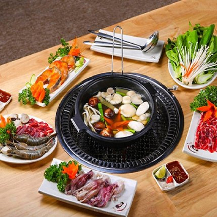 Buffet Lẩu Nướng Menu VIP - Free Pepsi tươi tại Miền Tây Gri House - TTTM Royal City