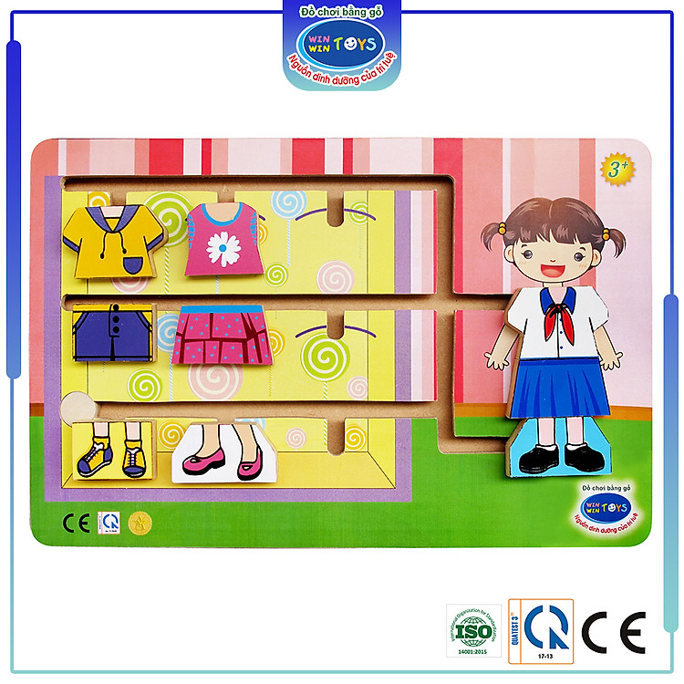 Đồ chơi gỗ Thời trang bé gái Winwintoys Chính hãng Tiết kiệm