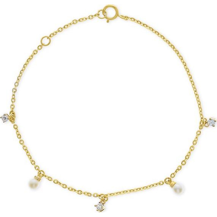 Lắc tay nữ vàng 14K - Huy Thanh Jewelry LLF67