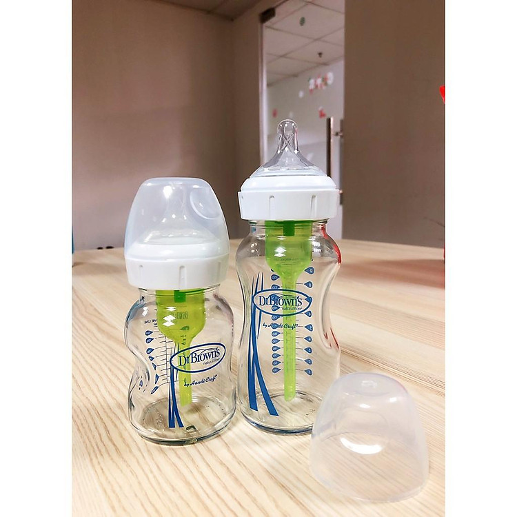 Bình sữa Dr.Brown's thủy tinh Plus 150ml 270ml Uy tín Ưu đãi - Hình ảnh 4