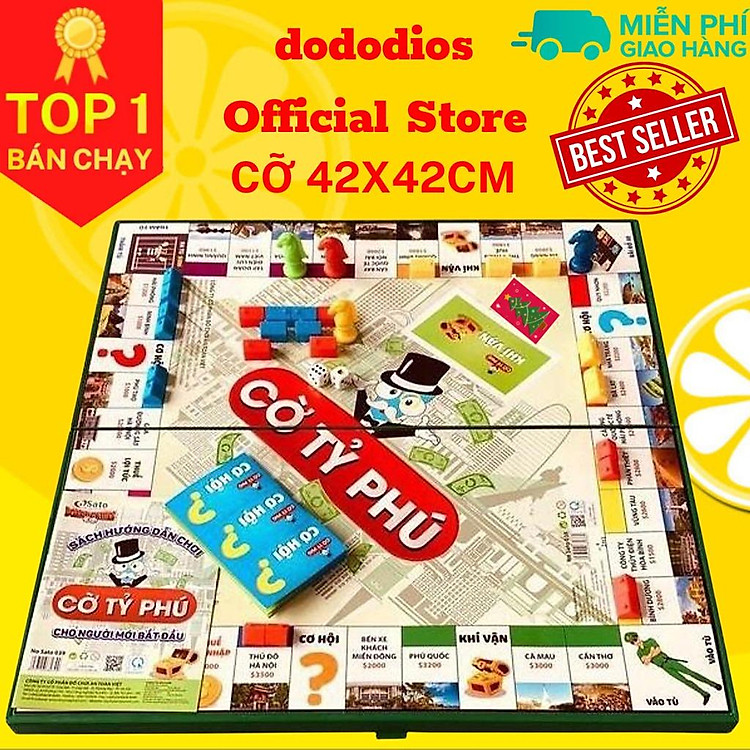 Cờ Tỷ Phú - Bàn Nhựa Cao Cấp 42x42cm Chính hãng Giá tốt - Hình ảnh 3