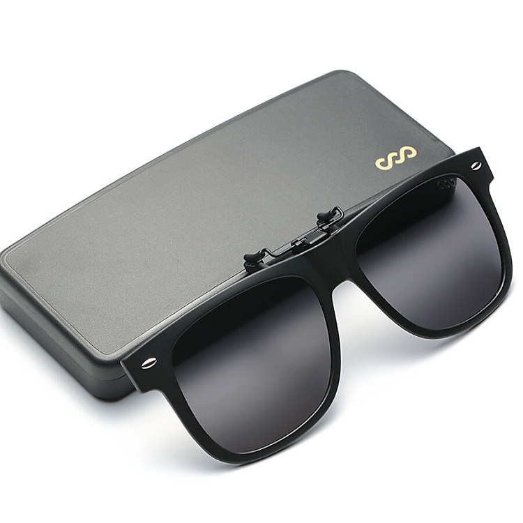 Kính Mát Phân Cực Kẹp Kính Cận Bluekiki 30B