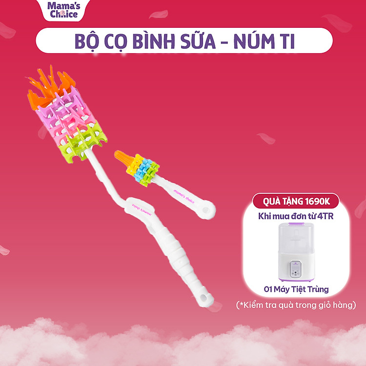 Bộ Cọ Rửa Bình Sữa Mama’s Choice Giá rẻ