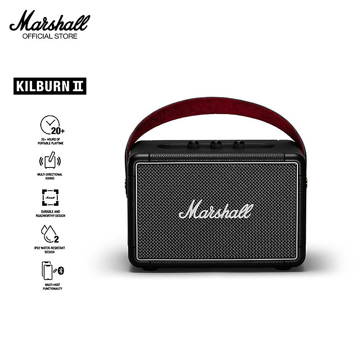 Loa Marshall KILBURN II Di Động - 20 hours battery life - Hàng chính hãng
