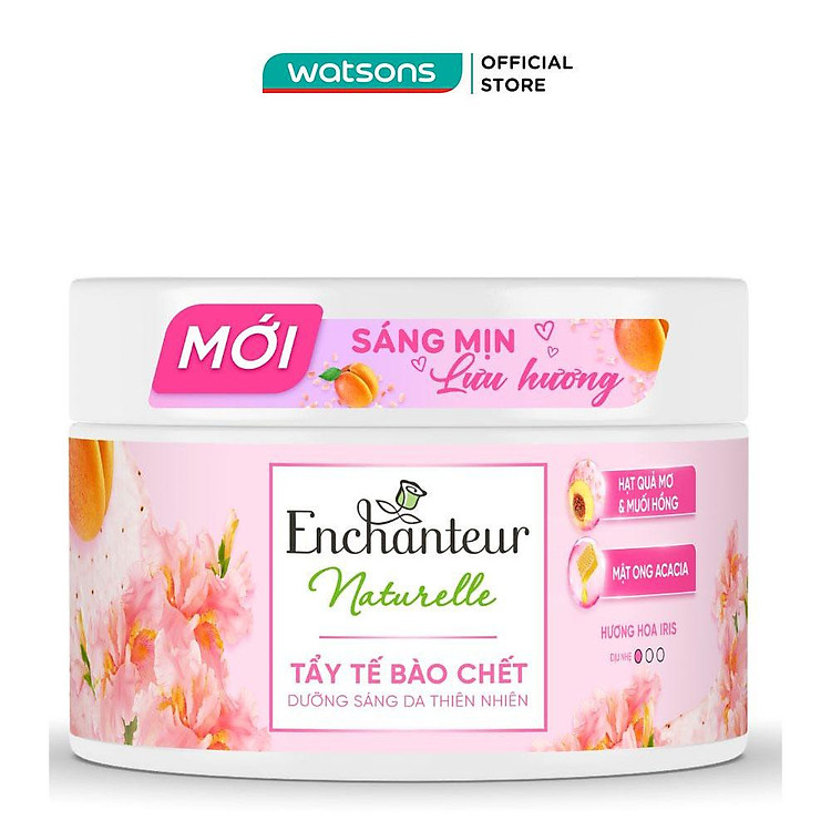 Tẩy Tế Bào Chết Enchanteur Naturelle Dưỡng Sáng Da Hương Hoa Iris 250g