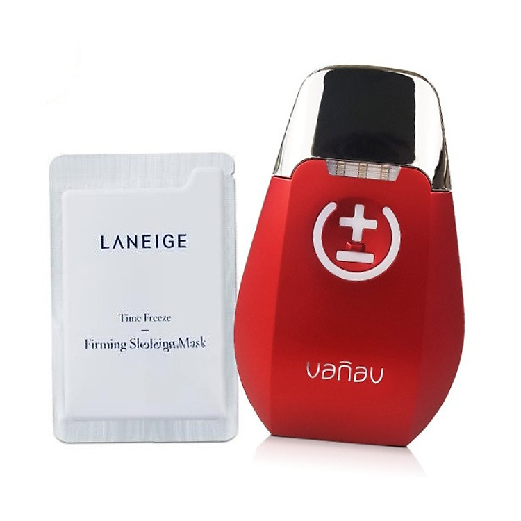 Máy Massage Mặt 3 Chức Năng Vanav Time Machine (Tặng kèm 10 mặt nạ ngủ Laneige)