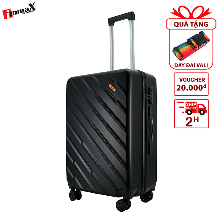 TẶNG TÚI ĐỰNG GIÀY + THẺ TAG - Vali kéo i'mmaX Z1100 nhựa PC/ABS chống va đập có đủ size 20-24inch - Bảo hành 3 năm - Hàng chính hãng