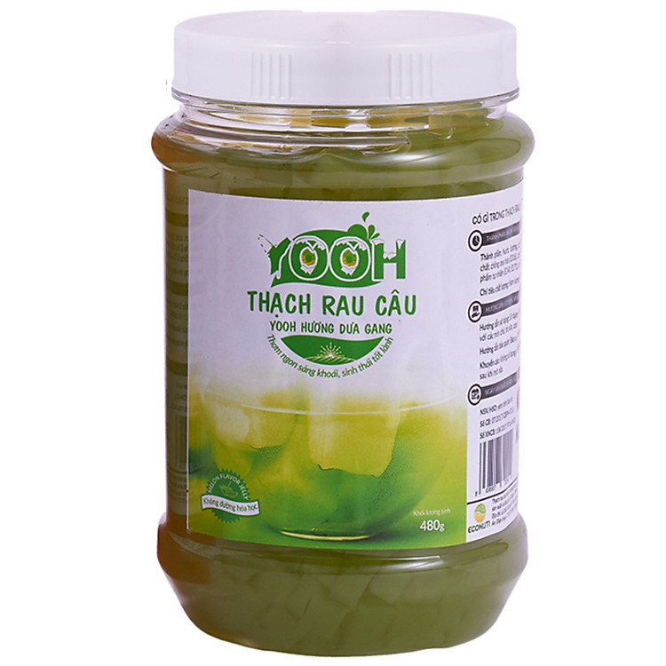 Thạch rau câu trà sữa YOOH - Vị Dưa gang 480g