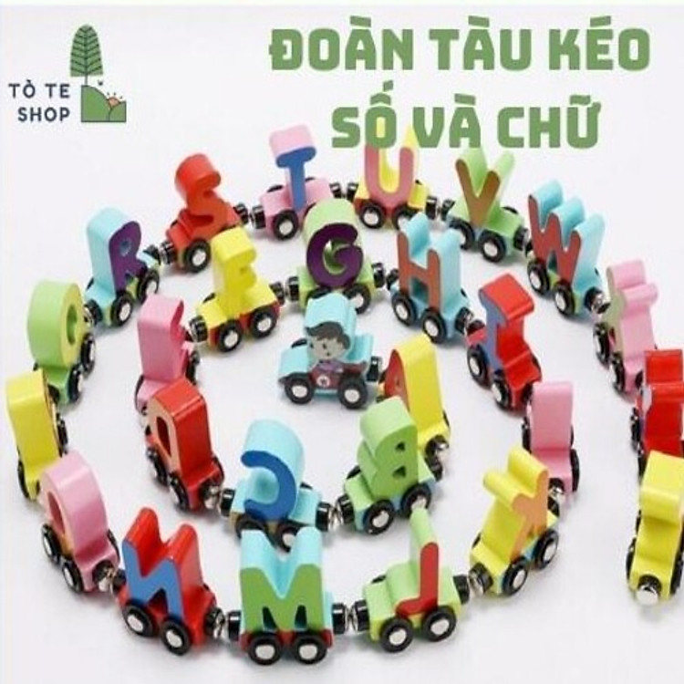 Mua tại MyKingdom: Tàu Kéo Số Chữ Nam Châm Giáo Dục - Ngập tràn khuyến mãi