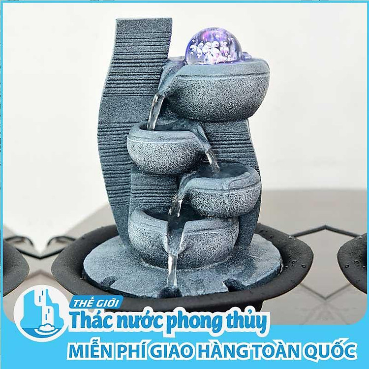 Thác Nước Phong Thủy Để Bàn - Tn01-201