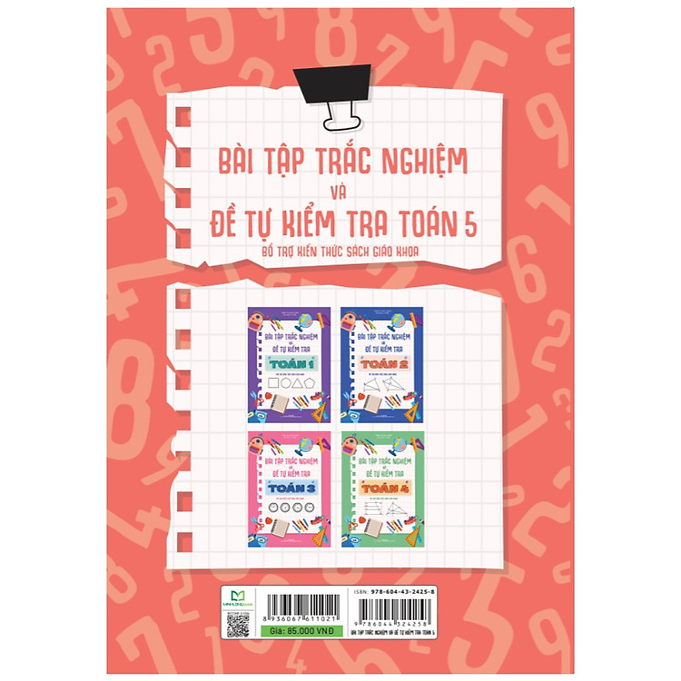 Bài Tập Trắc Nghiệm Và Đề Tự Kiểm Tra Toán 5 - Tái Bản 2025 - Ảnh 2