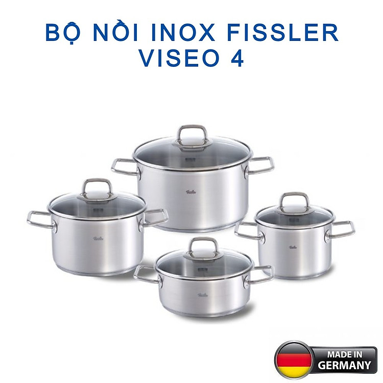 Bộ nồi Inox Fissler Viseo 4
