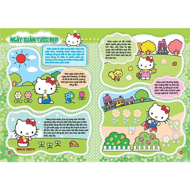 Bóc Dán Nhanh Tay – Hello Kitty - Bốn Mùa Tươi Đẹp - Ảnh 5