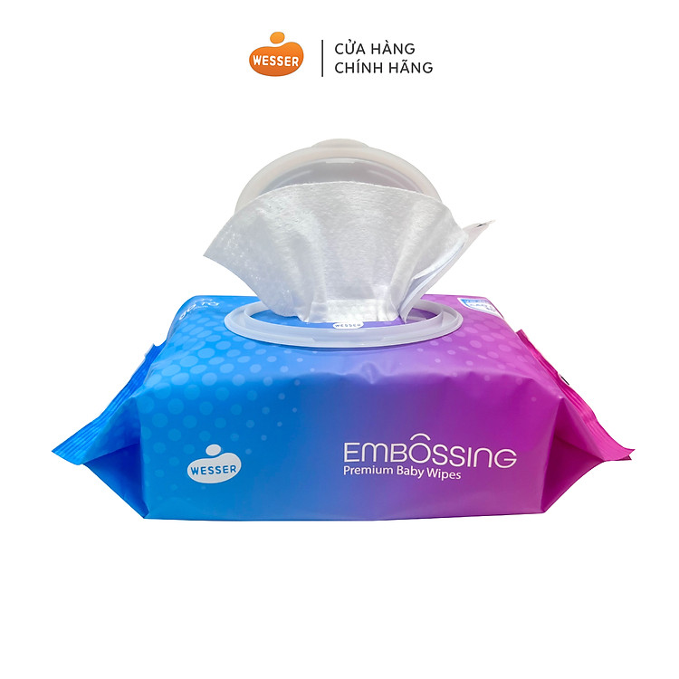 Khăn giấy ướt Wesser 80 tờ UnMei Giá rẻ - Hình ảnh 4