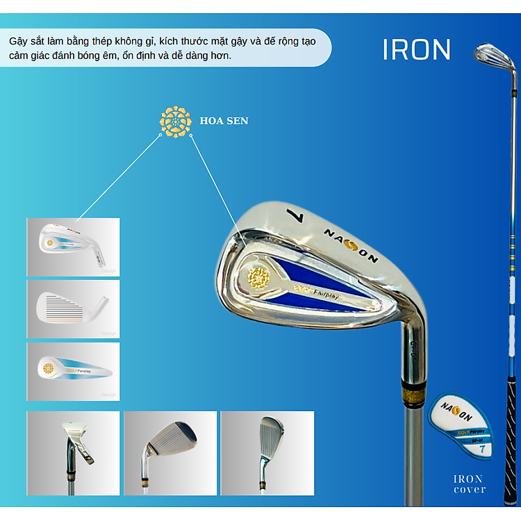 Gậy Sắt Iron 7 - Fairplay Chính hãng | Nason Golf