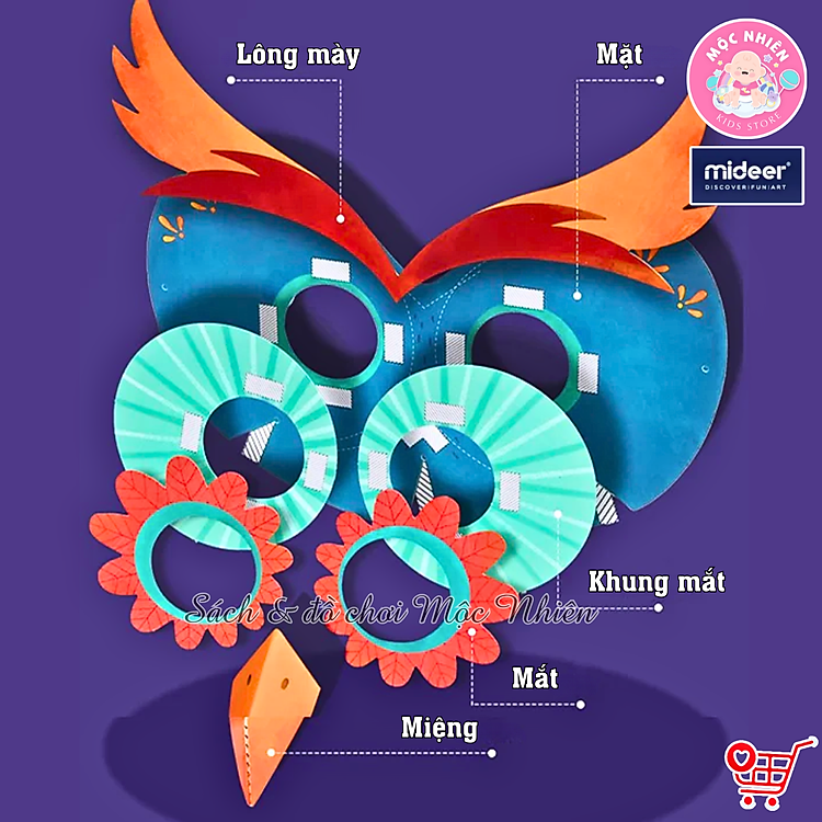 Mua Đồ Chơi Stem Mặt Nạ Giấy Động Vật Chính hãng Ưu đãi - Hình ảnh 5