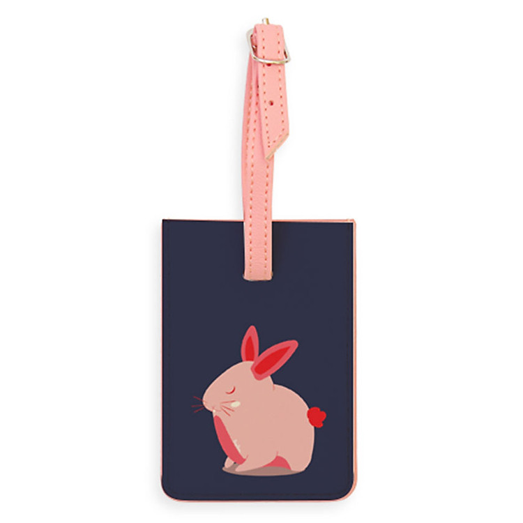Thẻ Hành Lý Tag Hồng Animal