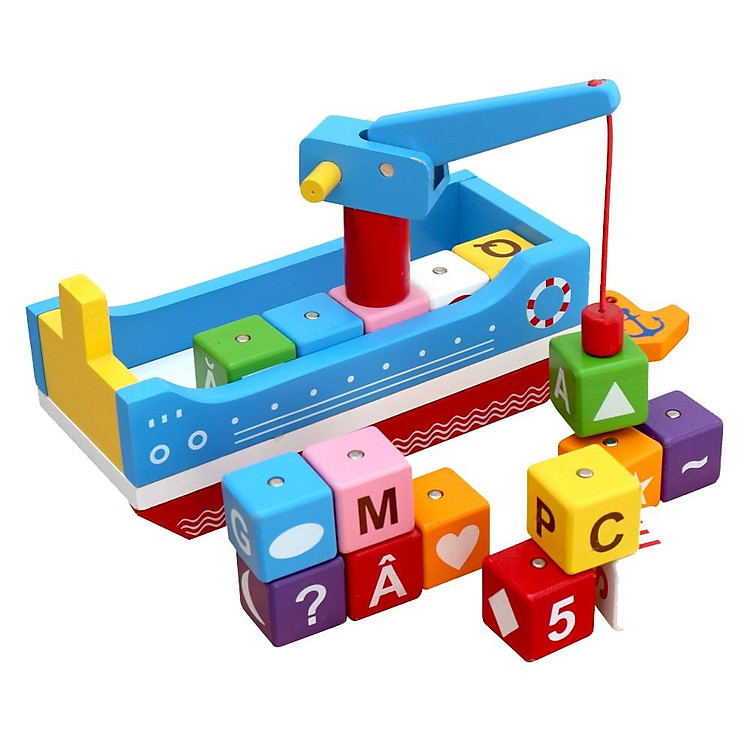 Đồ chơi gỗ Thuyền tri thức - Winwintoys Chính hãng Giá tốt - Hình ảnh 5