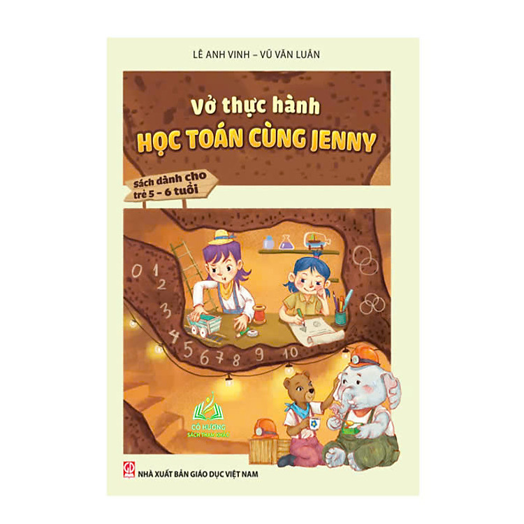 Vở Thực Hành Học Toán Cùng Jenny Dành Cho Trẻ 5-6 Tuổi