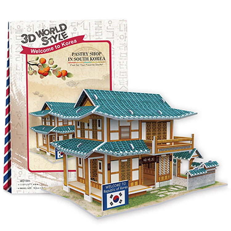 Mô hình 3D CubicFun – Pastry Shop W3158h