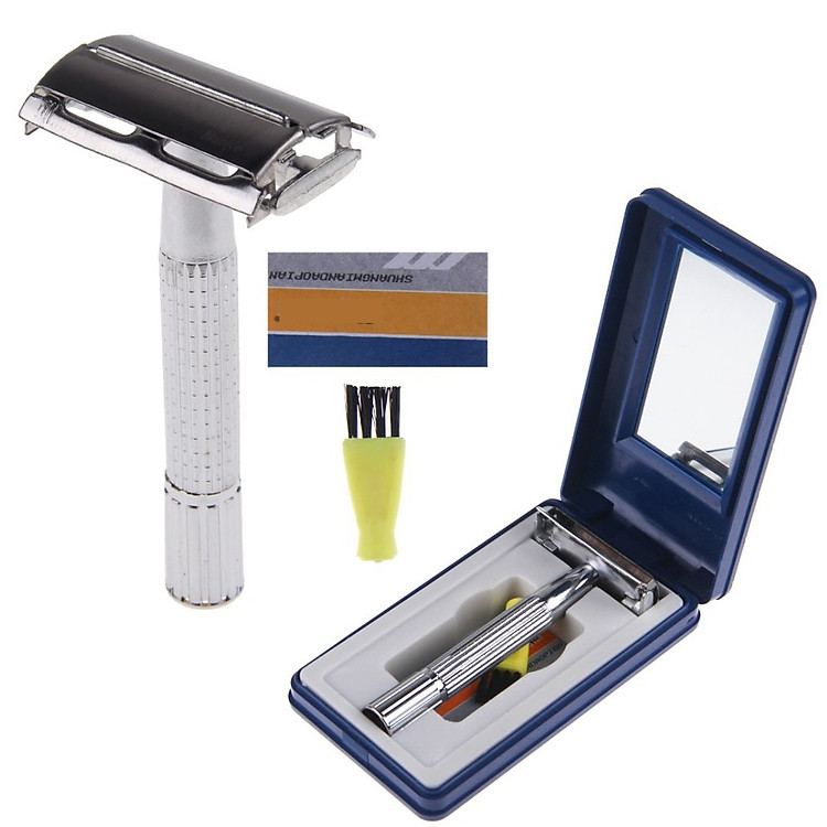 Dụng cụ cạo râu cổ điển, đẹp, sang trọng, sạch mịn màng tặng kèm hộp sang trọng - LD007