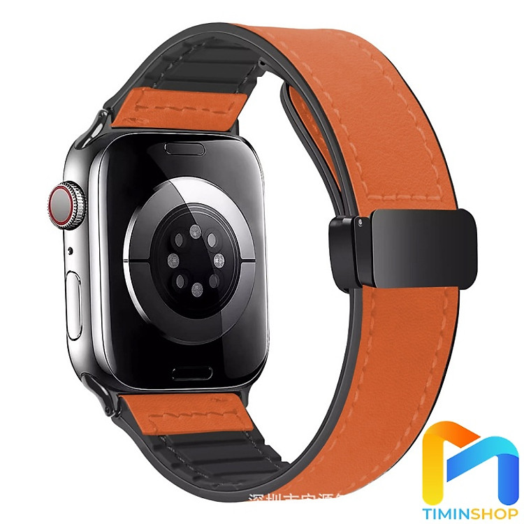 Dây da cho Redmi Watch 6/ 5/ 4/ MI Band 8 Pro/ Band 9 Pro/ Band 10 Pro - Dây da + Silicone (DDMI5)