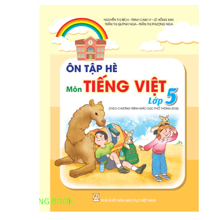 Sách - Ôn tập hè môn Toán + Tiếng Việt lớp 5 (Theo Chương trình Giáo dục phổ thông 2018)