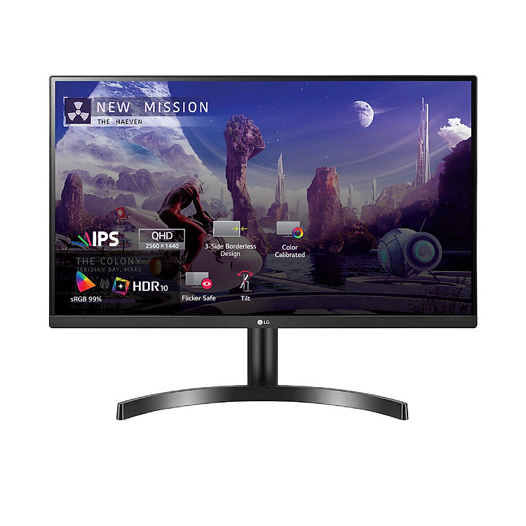 Màn Hình Gaming LG 27QN600-B 27 inch QHD (2560x1440) 75Hz / HDR / IPS / AMD FreeSync - Hàng Chính Hãng