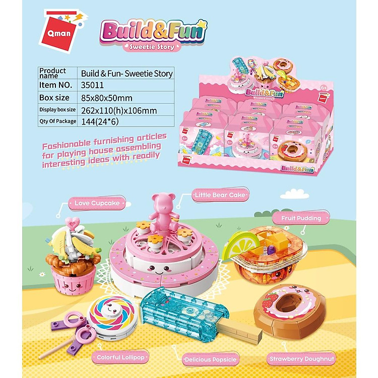 Đồ Chơi Xếp Hình Qman 35011 Chính hãng Giá tốt