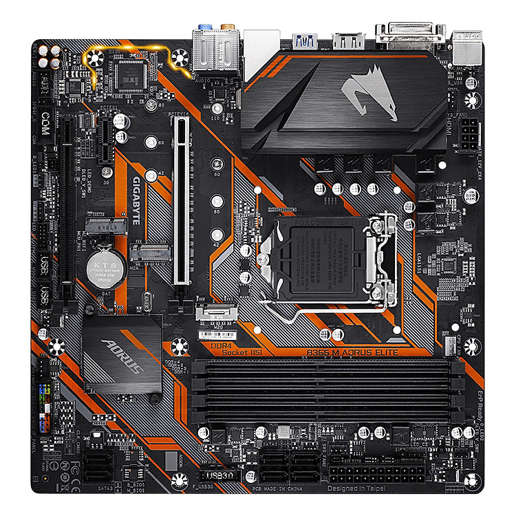 Bo Mạch Chủ Mainboard GIGABYTE B365M AORUS ELITE - LGA1151 - Hàng Chính Hãng