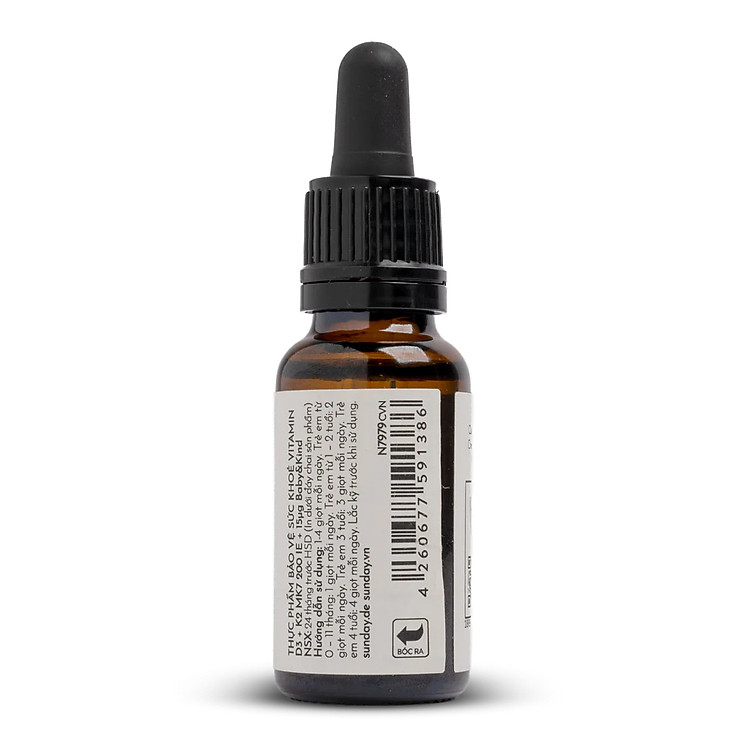 Vitamin D3K2 MK7 Sunday Natural 20ml Ưu đãi - Hình ảnh 2