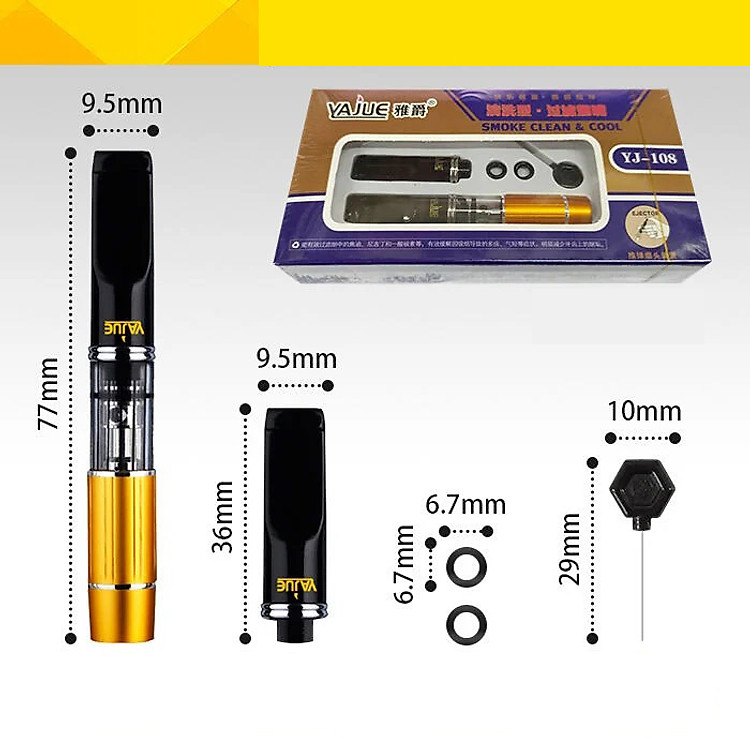 Tẩu Lọc Thuốc 2 Đầu Giá Rẻ