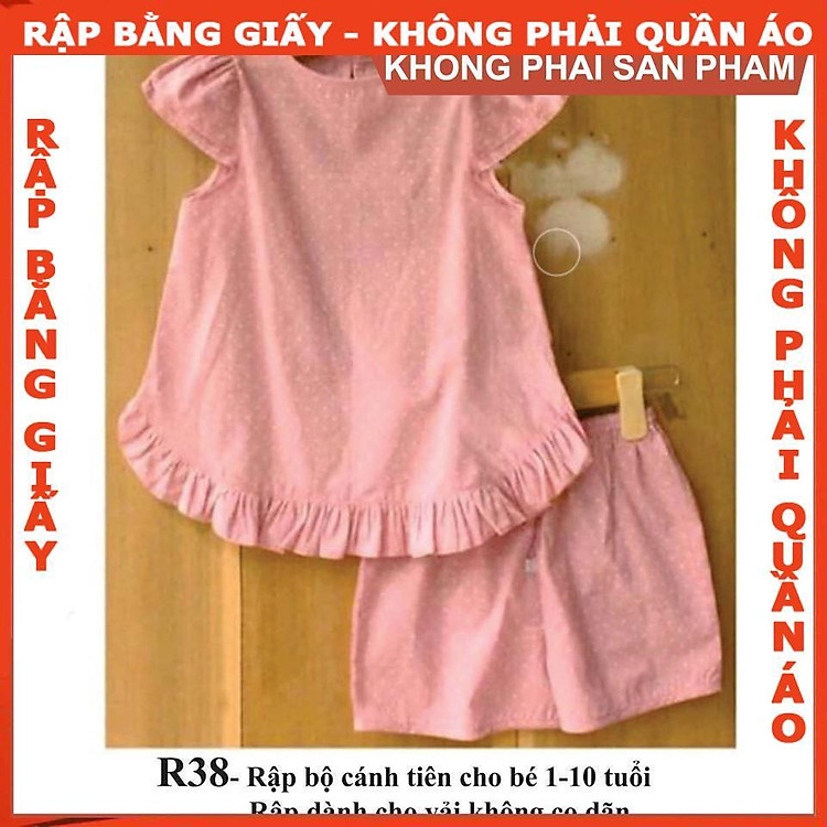 Rập Giấy A0 Bé Gái (Mã R38)