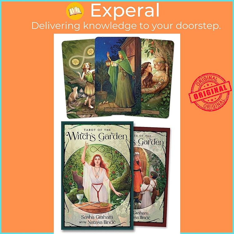 Sách - Tarot of the Witch's Garden by Sasha Graham (UK edition, Cards)