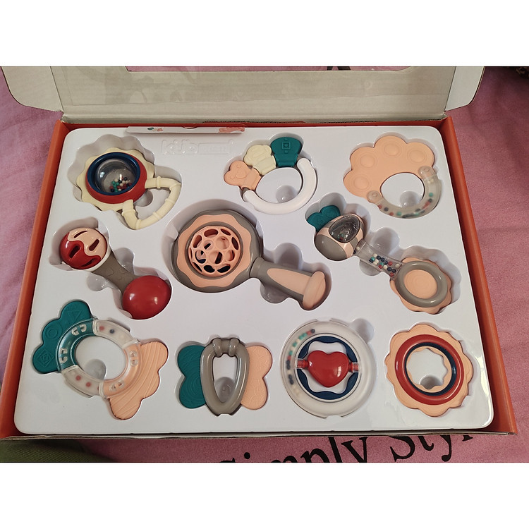 Bộ đồ chơi lục lạc, xúc xắc gặm nướu - KUB