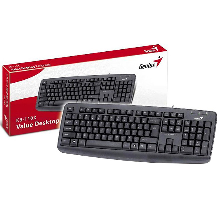 Bàn Phím Genius KB 110X USB - Hàng Chính Hãng