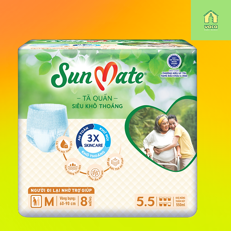 Combo 4 Gói Tã Quần Người Lớn SunMate Chính hãng Giá tốt