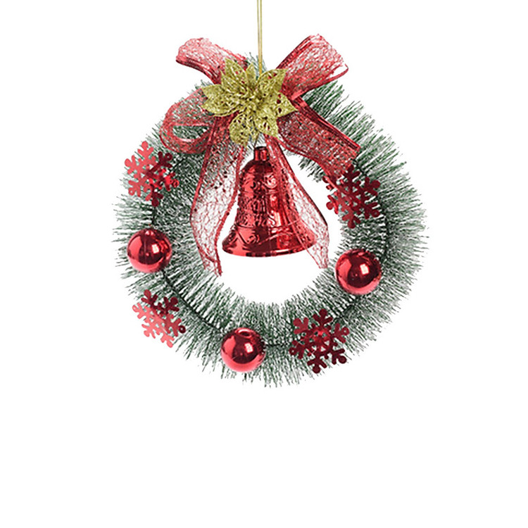 Christmas Tree Decoration Small Wreath Ornament Home Decor Holiday Gift Pendant