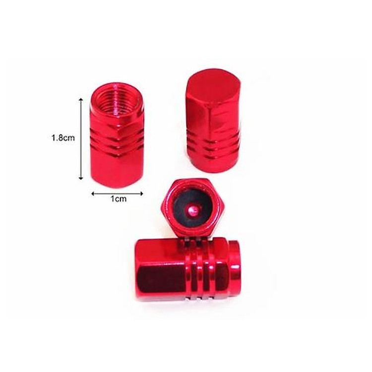 Bộ Nắp chụp van bồi xe ô tô - Chất liệu nhôm CNC - Nhiều màu lựa chọn
