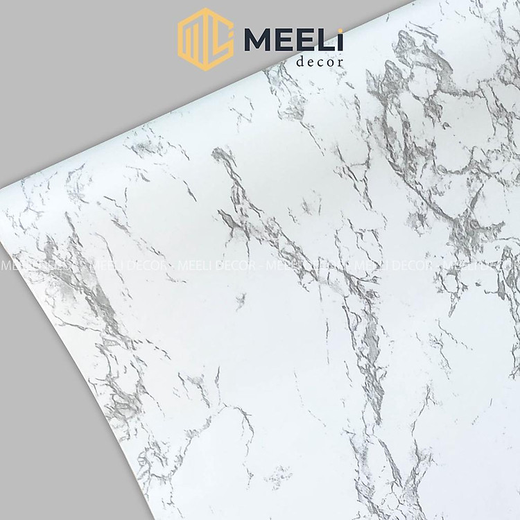 Giấy decal dán tường vân đá dán bàn tủ quần áo sẵn keo dễ dán pvc chống thấm nước, khổ rộng 45cm, ME13