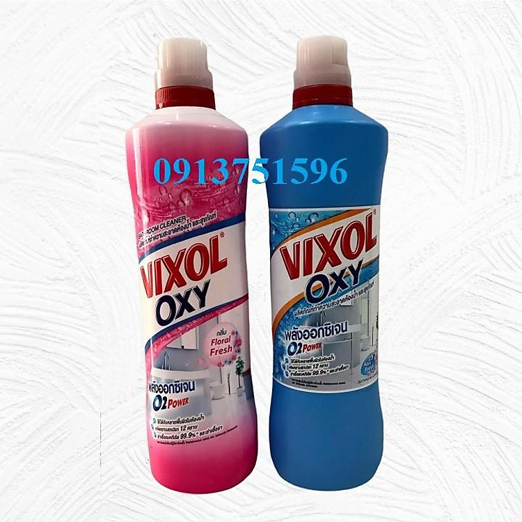 Nước tẩy toilet cao cấp VIXOL OXY 700ml Thái Lan