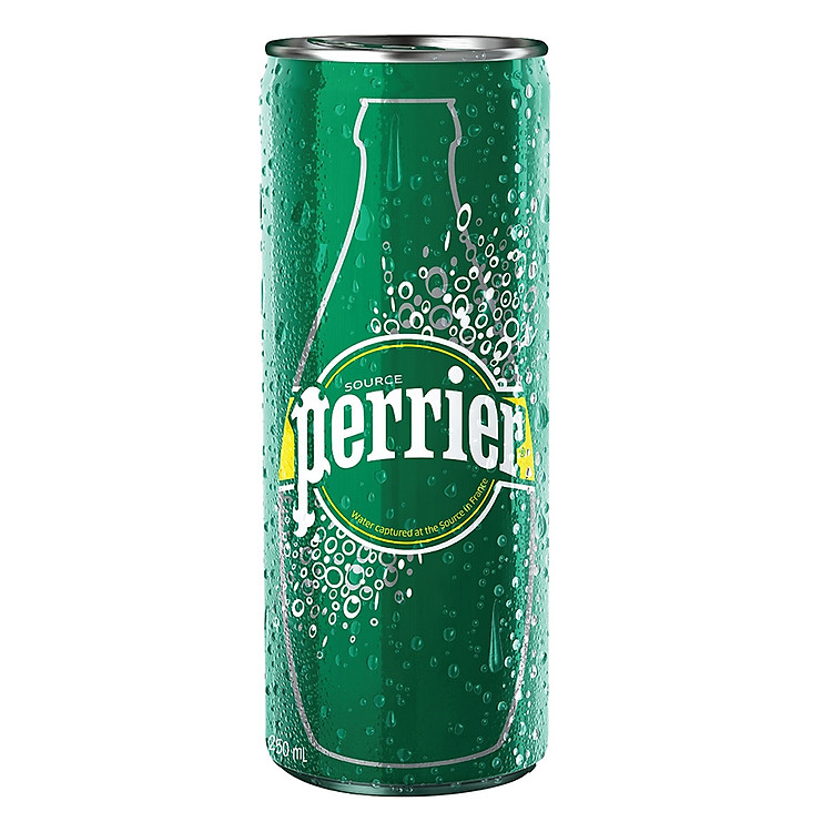 Nước Khoáng Có Gas Perrier (250ml/Lon)